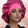 Leopard Print Breathable Hat, Sleep Bonnets, Bonnets For Sleeping, Soft Skin-Friendly, Non-Stuffy, Casual Style, Fitted Design, Ideal for Spring & Summer Fashion