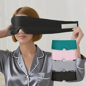 Real Silk Eye Mask, Full Coverage Soft Fabric, Smooth Texture, Safe Skin-Friendly, Comfortable Fit, Reusable Ice Pack, Sleep Aid Tool