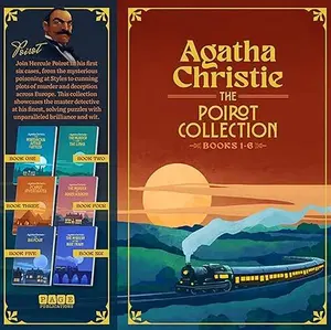 Agatha Christie Poirot Collection Books 1 to 6 6 Book Set in Slipcase Protective Packaging Classic Detective Stories