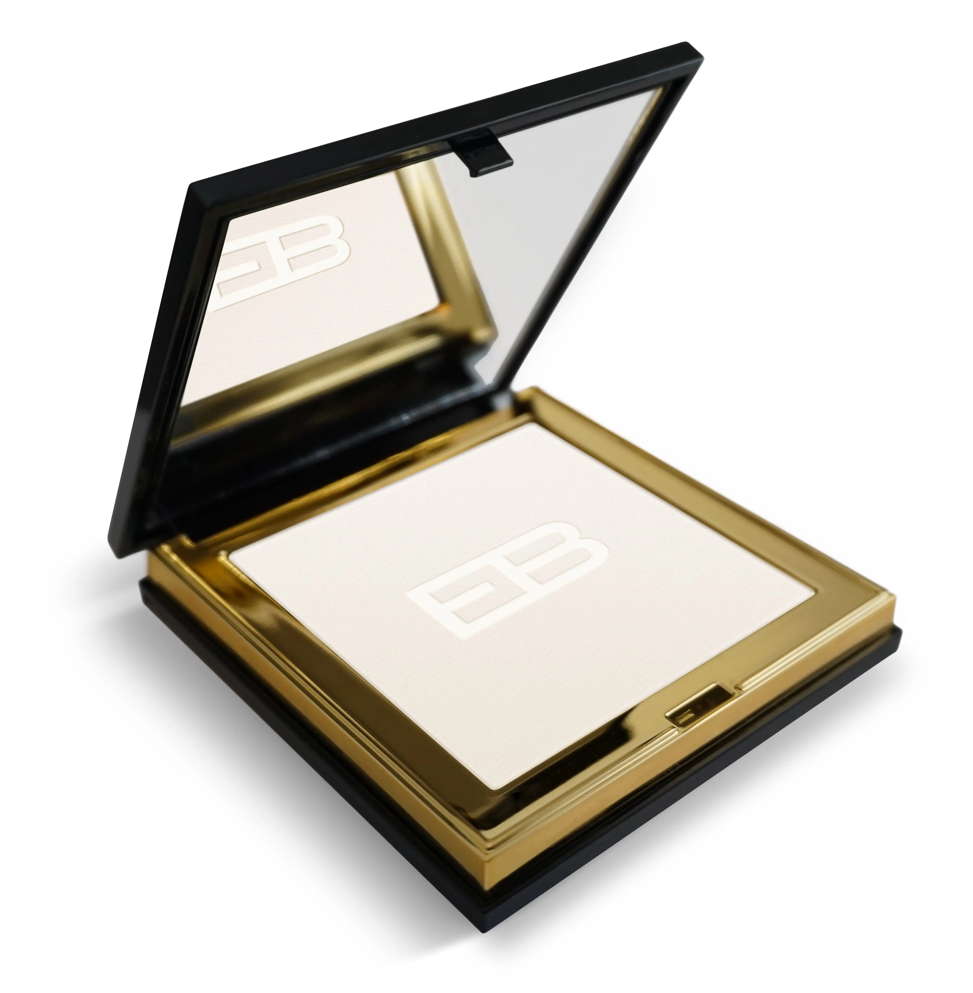 Elaina Badro Talc-Free Translucent Pressed Powder - Luxury Makeup Setting Powder with Jojoba Oil & Cocoa Butter - Vegan Formula for Smooth Finish - Made in Italy