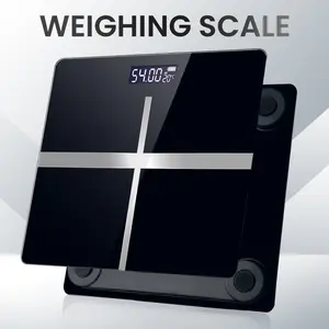Precision Scale Household Body Scale for Adults, Small Size, Super Wide Platform and Large Capacity, Accurate and Safe, Big Numbers, Easy-to-Read Scale, Backlit LCD Display, 390 Pounds