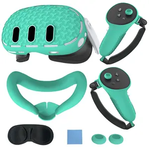 mtomatovr Fro Meta quest3 accessories TPU controller case TPU Host case Anti-slip and anti-drop 7-piece VR accessories