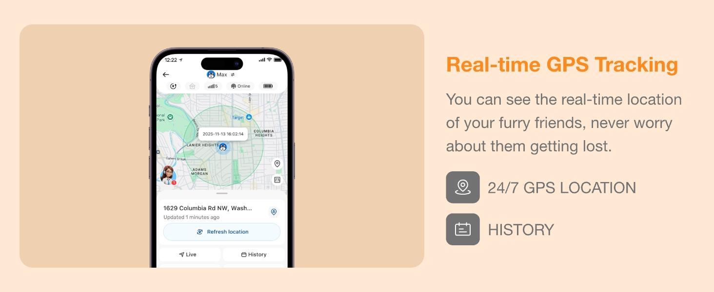 GPS voor honden | Intelligente anti-verloren apparaat GPS-tracking voor kinderen,Itemzoeker voor huisdieren, honden, bagage, waterdichte -taggeschenken voor ouder wordende ouders Deno