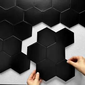 Hexagon Wallpaper, 3D Self-adhesive Wallpaper, Peel Stick Wallpaper, Waterproof DIY Decorative Wallpaper For Indoor