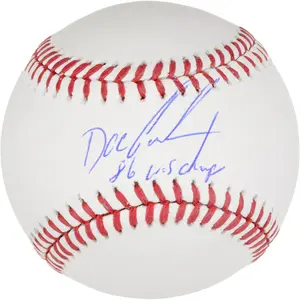 Doc Gooden New York Mets Autographed Baseball with "86 W.S. Champs" Inscription - Fanatics Authentic Certified
