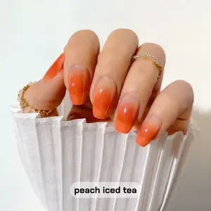 Semi Cured Gel Nail Strips Long Lasting Nail Sticker