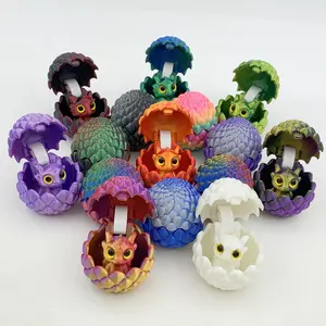 Mini Dragon Egg Set with Realistic Design, Perfect Easter Basket Filler & Decorative Element for Home Office Use
