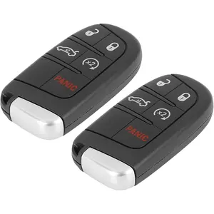 2pc Car Replacement Key Fob Shell Case for Dodge Journey 2012-2016 Dart 2013-2016 Challenger 2012-2014 Durango 2012-2014 Charger 2012-2014 for Chrysler 300 12-14 M3N-40821302