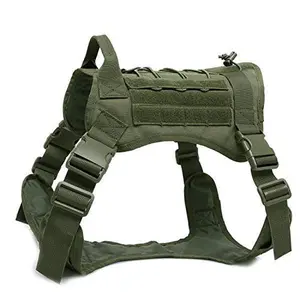 Dog Harness Service Dog Padded Pet Vest, Sports Outdoor Dog Vest, Adjustable Dog Harness with Handle for Training Running