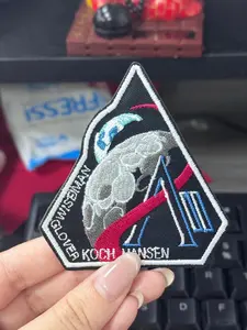 Artemis II Mission Patches, Embroidered Iron On Patch, Artemis 2 Space Patches, Moon Mission Badge, Space Lovers Gift