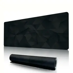 Abstract Geometric Pattern Mouse Pad, Rectangle Gaming Mouse Pad, Office Desk Keyboard Mat, Non-Slip Rubber Base Mousepad for Home Office Game Room