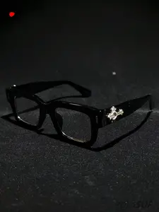 Unisex Rhinestone Cat-Eye Sunglasses, Y2K Festival Party Style, PC Material, All-Seasons Wear, Decorative Design for Travel & Beach Parties