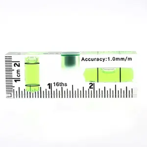 Small Level Mini Bubble 90?/180?SpiritLevel, 2.95 Inch Shatterproof Cross Check Pocket Level Picture HangingLevels Tools for Machinist,Construction & Household