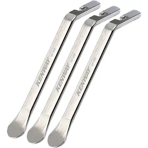 Tire Lever Tyre Spoon Changing Tool, Stainless Steel Portable  Tire Levers to Repair  Tube, Set of 3