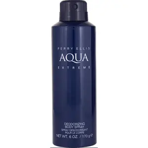 Aqua Extreme by Perry Ellis Deodorizing body spray for men 6 oz New