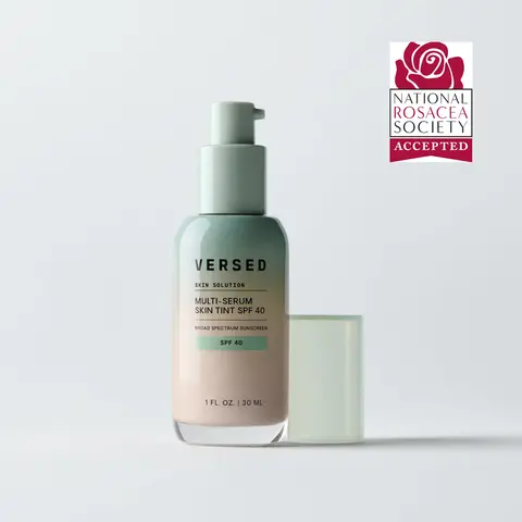 Versed Skin Solution Multi‑Serum Skin Tint SPF 40 – Lightweight Buildable Tinted Serum with Mineral SPF 40 – Hydrating Natural-Finish Skin Tint for Even Tone & Radiant Glow