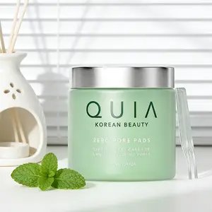 QUIA Dual-Action Toner Pads - 70 Soft-Touch Korean Textured Pads for Sensitive Skin, Gentle PHA Exfoliation, Instant Hydration, Pore Minimization, Blackhead & Blemish Control, Smoother Complexion