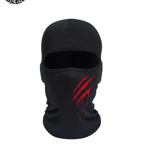 Balaclava Mask, 2 Counts Breathable Headwear for Riding and Outdoor Sport, Fashion Printing Ski Mask, Breathable Face Cover, Motorcycle Mask, Balaclava Ski Masks, Sports & Outdoor Clothing Accessories