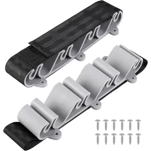 2 pack Boating Vertical Fishing Rod Holders,Fishing Rod Holder,Boating Vertical Fishing Rod Rack for Storage,Fishing Pole Strap for Boat Deck