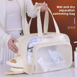 New wet and dry separation waterproof swimming bag beach bag fitness bag storage toiletries bag