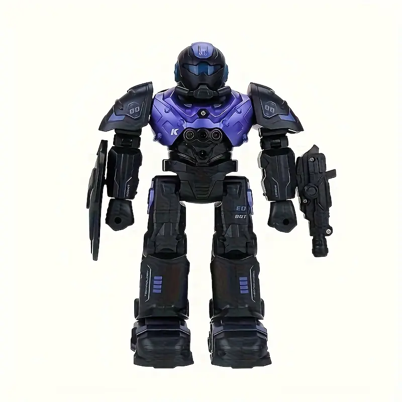 Kediweilong Large Intelligent Programmable Kids' Infrared Robot Toy - Dual Control (Remote, Hand Gesture), Gun Missile Launching, Singing, Dancing, Storytelling - Remote Control Hobby Birthday Gifts for 6-12 Year Olds
