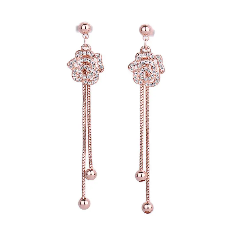 Stud Earrings for Women, Vintage Style Floral Embossed Fashion Jewelry with Silver Needle Post, Locket Form - Ideal Female Birthday Gift Ideas, Heart Locket, Copper, Cute Birthday Gift, Rose Embossed Heart Locket