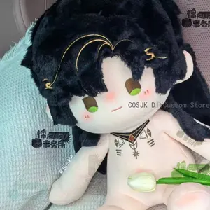 40CM Anime Love and Deepspace Zayne Xavier Rafayel Caleb Cute Sitting Figure Model Pillow Cartoon Plushies Mascot Xmas Gifts