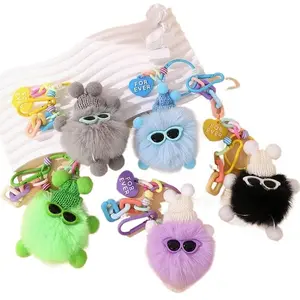 keychain Kids Series Gift Pendant   for Girls Boys Kawaii  Mini Doll Keychain for Bags Car Decoration super soft, keychains, bag pendants, or car decorations, childhood stuffed animal, cute plush toy