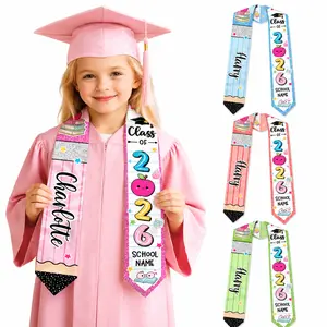 Custom Kindergarten Graduation Stole, Class of 2026 Graduation Sash, Preschool Kindergarten Grad Gift