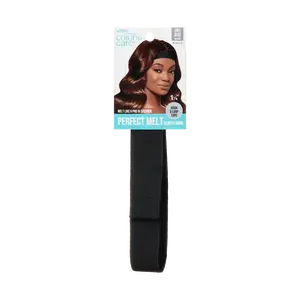 Kiss Colors & Care Perfect Melt Elastic Band - Black, 1-1/8"
