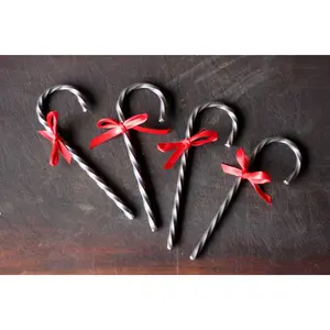 Steel Candy Cane Ornament