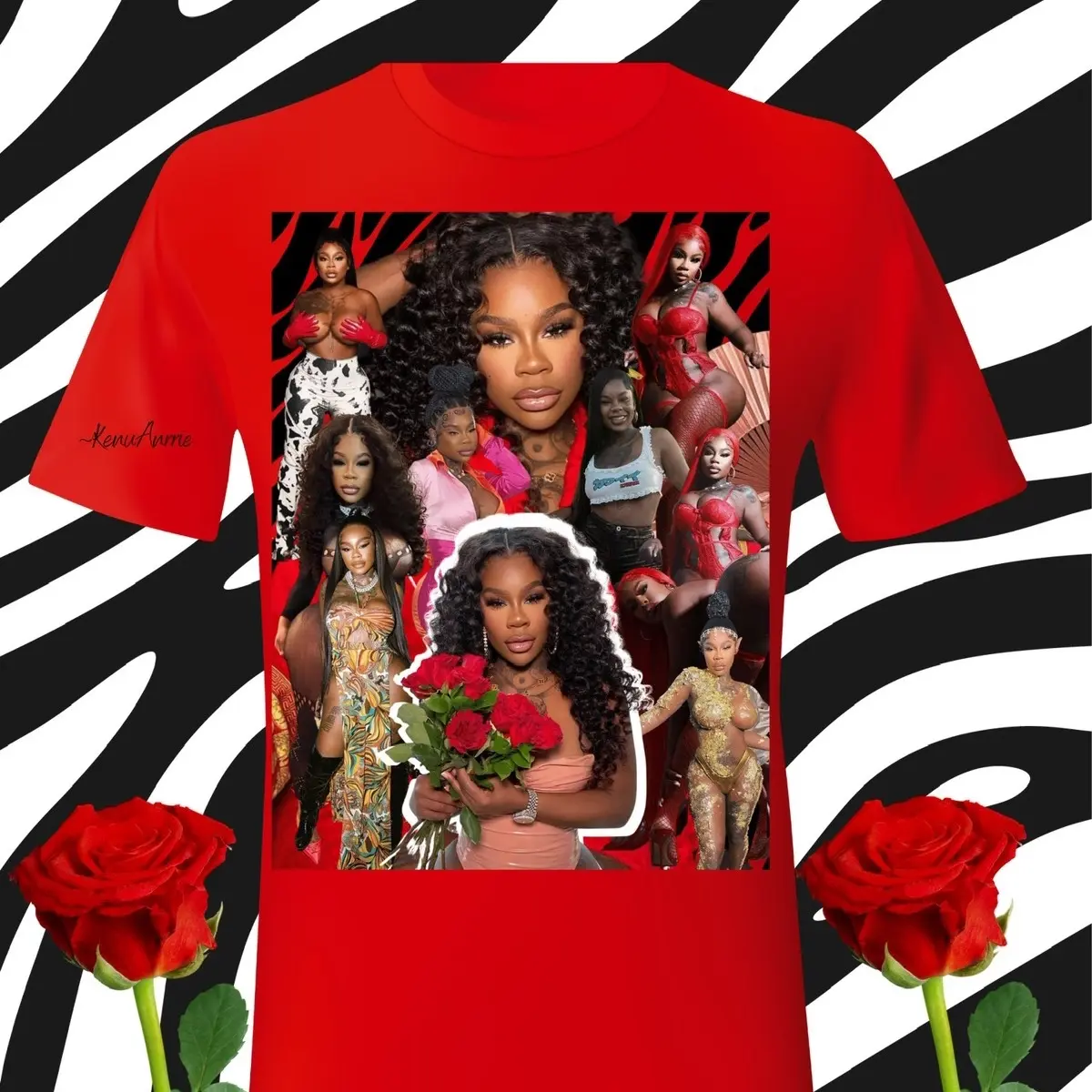 SUKI GRAPHIC TEE SHORT SLEEVE Cotton Crew Neck