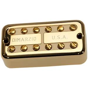 DiMarzio New'Tron Filter'Tron Guitar NECK Pickup - Gold Cover w/ Cream Insert