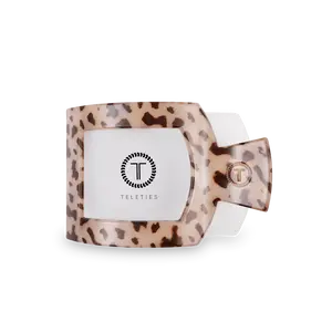 Blonde Tortoise Medium Flat Square Hair Clip