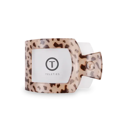 Blonde Tortoise Medium Flat Square Hair Clip