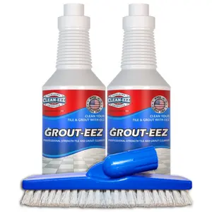 Grout-eez 2 Bottle Kit With FREE Stand Up Grout Brush 32oz Grout-eez 2 Bottle Kit With FREE Stand Up Grout Brush 32oz