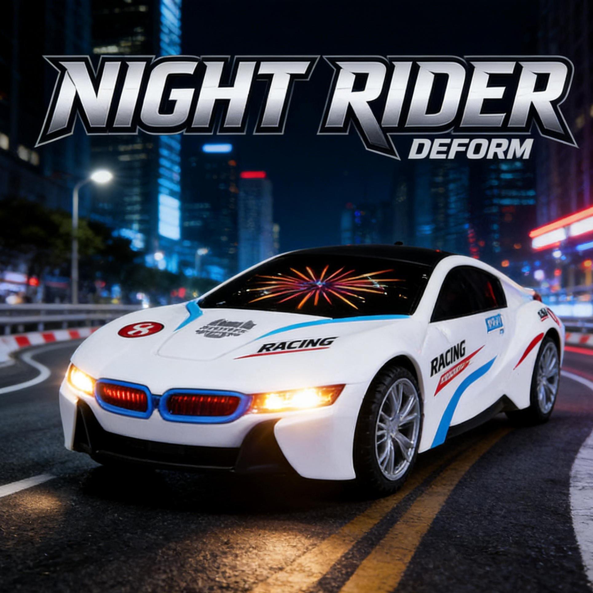 Deformable Racing Robot Car, 2-in-1 Electric Toy Vehicle, High-Performance Toy for Kids' Playtime & Gifting