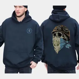 Dirty Hands Clean Money Hoodie, Guatemala Flag Skull Mask Pullover, Blue Collar Workwear Gift for Men, Guatemalan Pride Streetwear