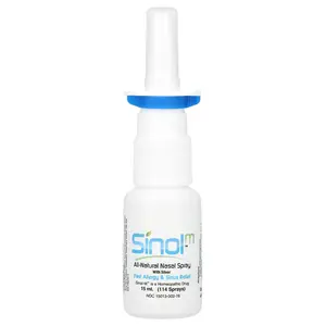 Sinol SinolM™, All-Natural Nasal Spray, Fast Allergy & Sinus Relief, 15 ml | HSA/FSA Eligible