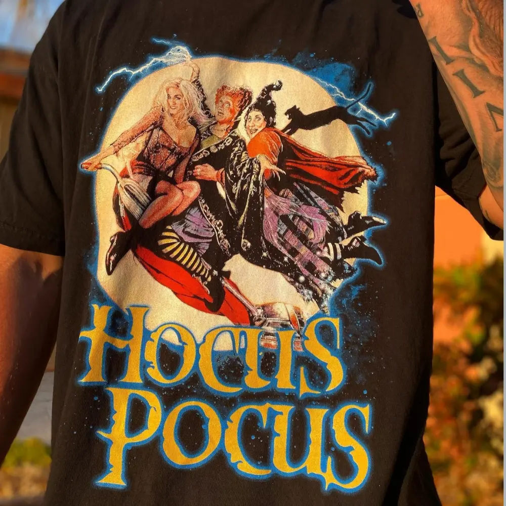 Hocus Pocus Tshirt And Sweatshirt - Funny Cotton Tshirt & Sweatshirt, Unique Design, Gift For Her, Casual Wear For Men And Women