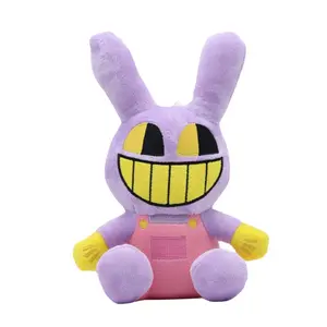 Whimsical Clown and Rabbit Plush Toys Colorful Stuffed Animal Set Soft Pillow Toys for Home Decoration Excellent Gift for Collectors