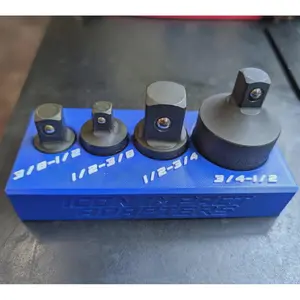 Magnetic Socket Adapter Holder – Fits Icon 57717 | Impact Adapter Organizer | 3D Printed Toolbox Storage Tray