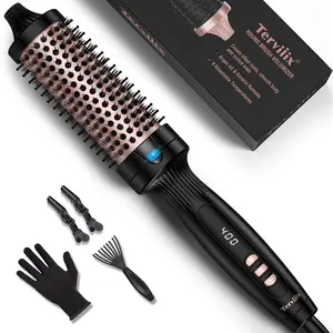 Terviiix 1.5 Inch Thermal Brush, Adjustable Temperature, Negatives Ions