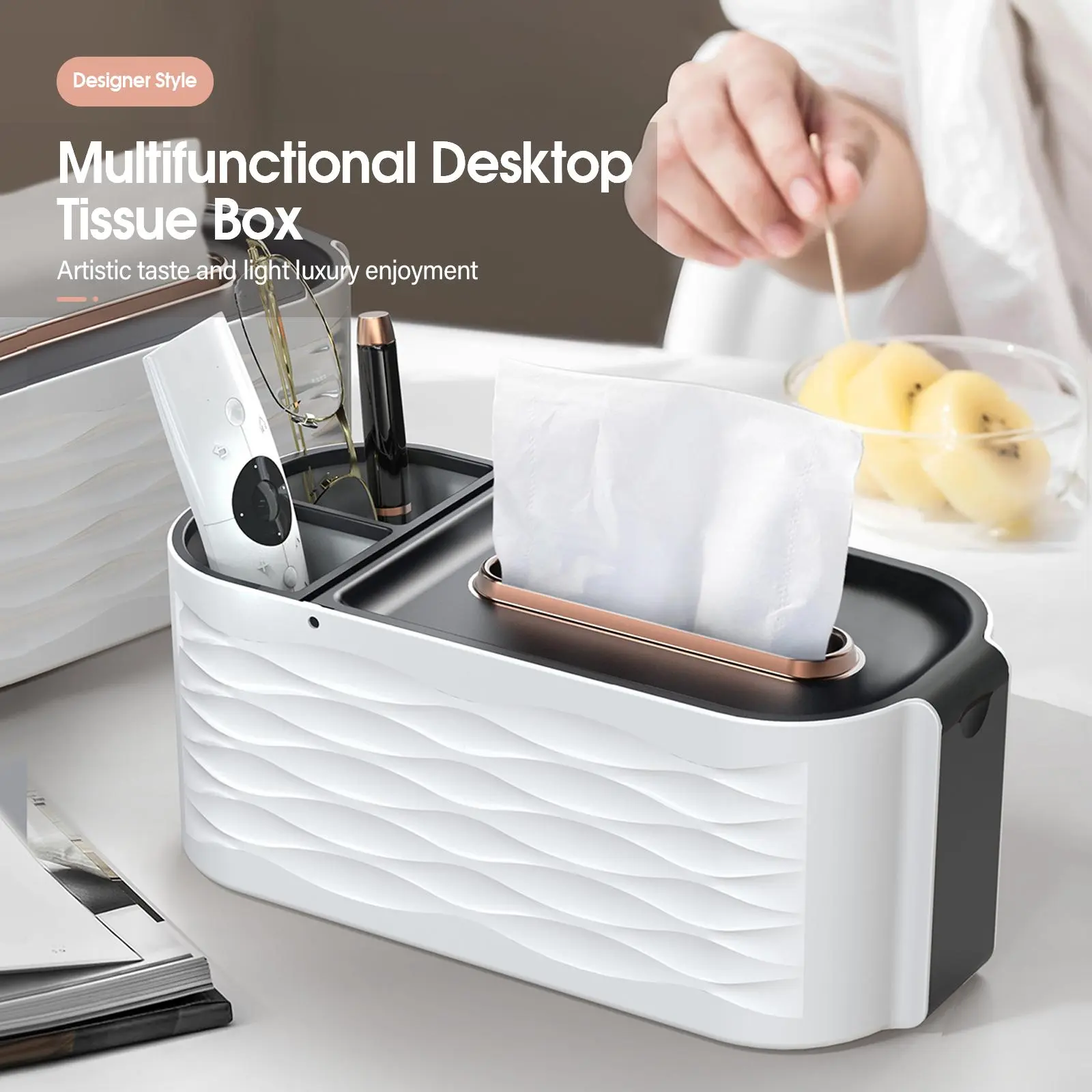 Desktop Organizer Store remote controls, scissors, tissues, and other odds and ends Home Decor Desktop organization and tidying Bedroom Decor