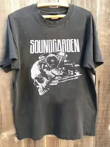 Soundgarden Rock Band Basic Style Charcoal Unisex Tshirt For Men Women S-5XL