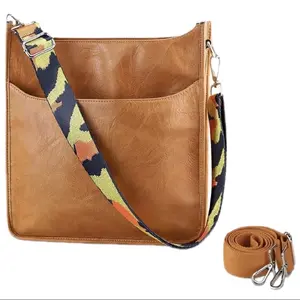 Telena Crossbody Bags for Women Trendy Vegan Leather Purses Hobo Bags Handbags for Women with Adjustable Guitar Strap