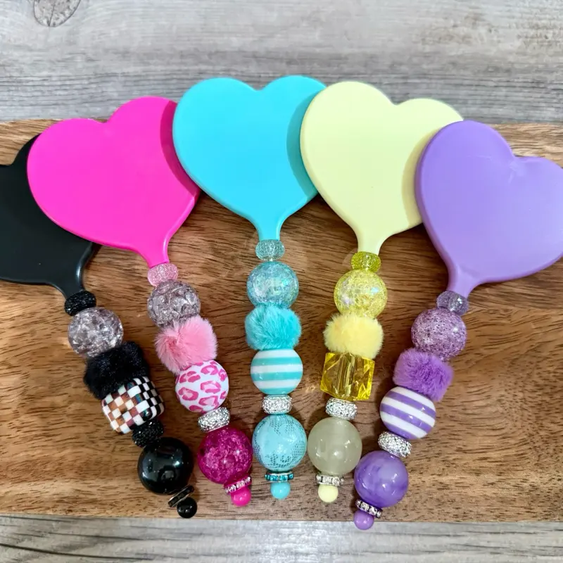 Beaded Pocket Mirrors
