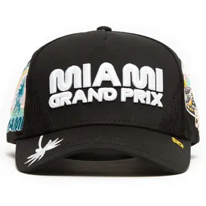 Miami Grand Prix Black Snapback Hat