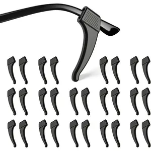 Glasses Grips - 20 Pair - Sports - Anti Slip Eyeglass Holder Ear Grip Sunglasses Retainer Temple Tip Reading Glasses Holder