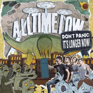 Don't Panic: It's Longer Now - Orange - All Time Low - Record Album, Vinyl LP